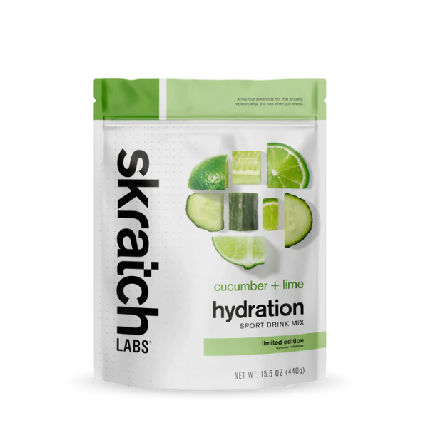 Skratch Hydration Sport Drink, cucumber + lime, 440g