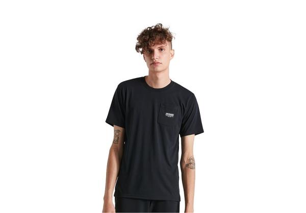Specialized Men's Short Sleeve Pocket T-Shirt L Black