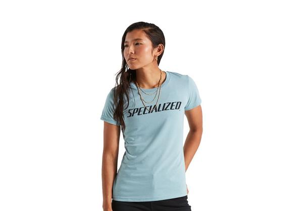 Specialized Women's Wordmark Short Sleeve T-Shirt M Arctic Blue