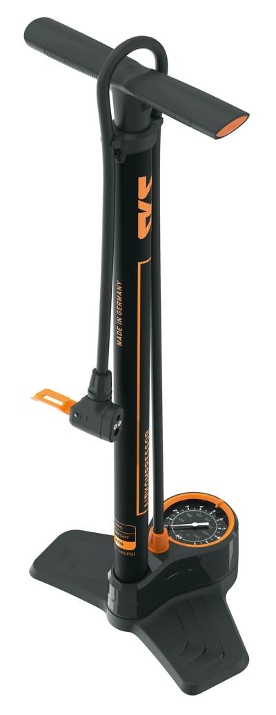 SKS Standpumpe Airkompressor 10.0 Stahl Multi Valve schwarz/orange  Produktbild 1