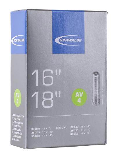 Schwalbe Schlauch AV4 16" 28/37-340/355 Autoventil  Produktbild 1