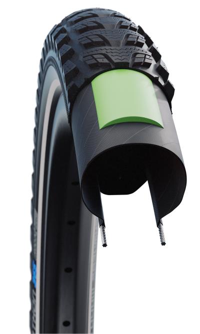 Schwalbe Pneu Marathon 365 700x38C starr mit Reflexstreifen black  Produktbild 1