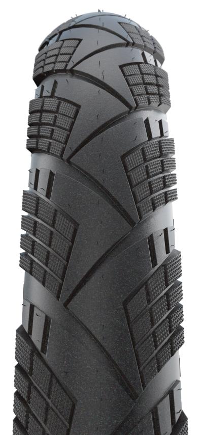 Schwalbe Pneu Marathon Efficiency 28x2.00 Falt mit Reflexstreifen black  Produktbild 1