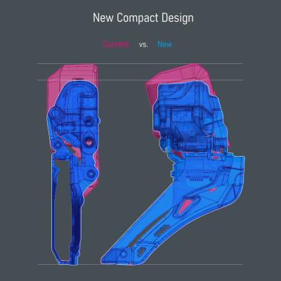 Shimano Umwerfer ULTEGRA FD-R8150 Di2 2x12 Down Swing 61-66&deg; Anl&ouml;t  Produktbild 3