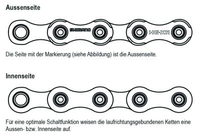 Shimano Kette CN-HG601 HG-X 11-Gang 116 Glieder Quick-Link  Produktbild 2