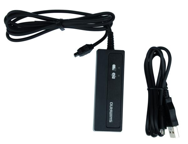 Shimano Ladeger&auml;t Di2 SM-BCR2 220V/EU m/Ladekabel USB Anschluss Box 