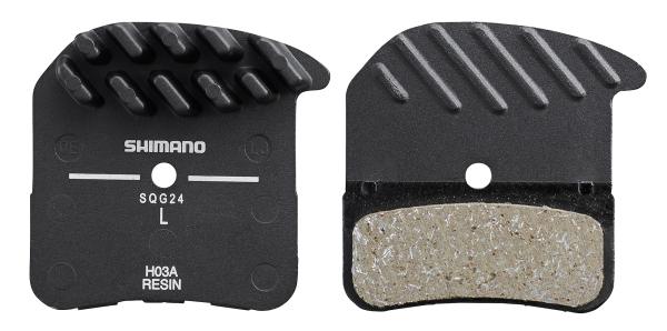 Shimano Bremsbel&auml;ge H03A Kunstharz mit Lamellen Paar 