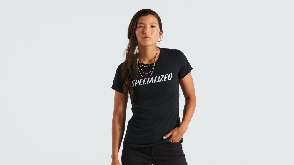 Specialized Women's Wordmark Short Sleeve T-Shirt Black LG