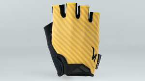 Specialized Body Geometry Sport Gel Glove (Woman Kurzfinger) Brassy Yellow Stripe M